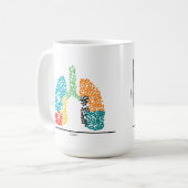Mug Poumons génomiques à cellule unique (Devant gauche)