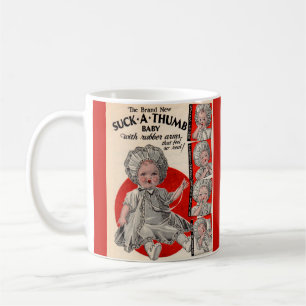 Mug Poupée bébé Suck-a-Thumb 1930
