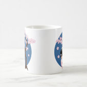 Mug Poupée blanche Kimono Kokeshi - mignonne Geisha Gi (Centre)