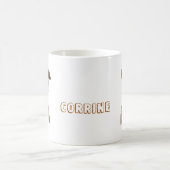 Mug - Poupée de chien avec nom (Centre)