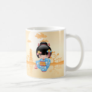 Mug Poupée de Maiko Kokeshi - fille de geisha