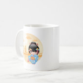 Mug Poupée de Maiko Kokeshi - fille de geisha (Devant gauche)