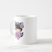 Mug Poupée de Neko Kokeshi - fille de geisha (Devant gauche)