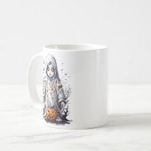 Mug Poupée effrayante Halloween hantée étrange (Devant gauche)