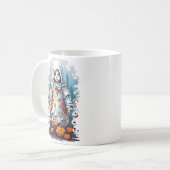 Mug Poupée fantomatique hantée d'Halloween (Devant gauche)
