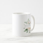Mug Poupée florale de rose blanche ivoire (Devant droit)