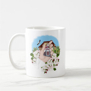 Mug Poupée folklorique ukrainienne, Motanka. Maison au