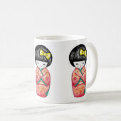 Mug Poupée Kokeshi - Kimono Geisha Girl  (Devant droit)
