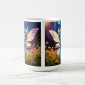 Mug Poupée robot danseuse de ballet dans les fleurs sa (Centre)