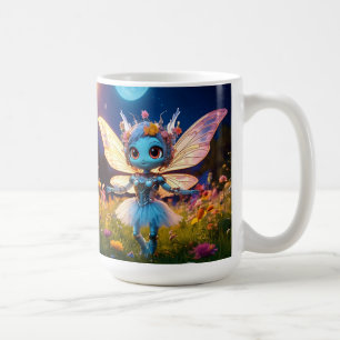 Mug Poupée robot danseuse de ballet dans les fleurs sa