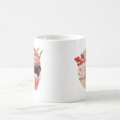 Mug Poupée rouge Sakura Kokeshi - Geisha japonais (Centre)