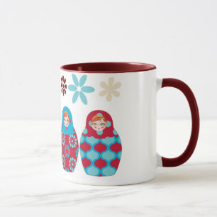 Mug poupée russe multico