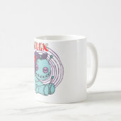 Mug Poupée vaudou - Pensant à toi (Devant droit)