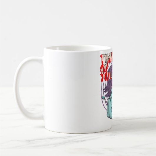 Mug Poupée vaudou - Pensant à toi (Gauche)