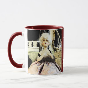 Mug Poupée Vintage - De Tout Mon Cœur