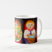 Mug Poupées colorées Matryoshka (Devant droit)