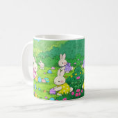 Mug Poupées de dessin OEufs de Pâques (Devant gauche)