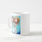 Mug Poupées de gâteaux Mariages lesbiennes (Devant gauche)
