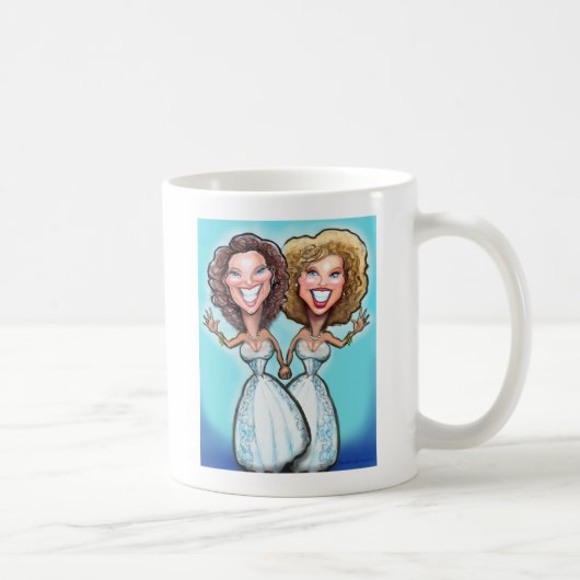 Mug Poupées de gâteaux Mariages lesbiennes (Droite)