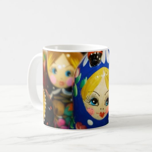 Mug Poupées de nidification russes (Devant gauche)