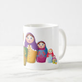 Mug Poupées Russes Gigognes (Devant droit)