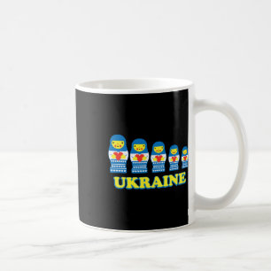Mug Poupées russes ukrainiennes contenant des coeurs
