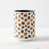 Mug Poupons colorés sur blanc (Centre)