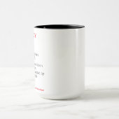 Mug pour Administrateur de crise pour Cadeaux d'Ad (Centre)