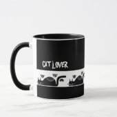 MUG POUR AMATEUR DE CHAT NOIR (Gauche)