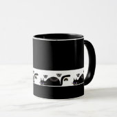 MUG POUR AMATEUR DE CHAT NOIR (Devant droit)