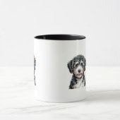 Mug pour amateur de chien Schnauzer mignon (Centre)