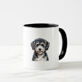 Mug pour amateur de chien Schnauzer mignon (Devant droit)