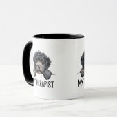 Mug pour amateur de Schnauzer mignon (Devant gauche)