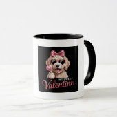 Mug pour amateur de Schnauzer mignon (Devant droit)