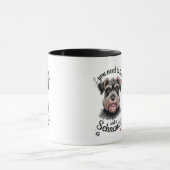 Mug pour amateur de Schnauzer mignon (Centre)