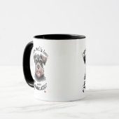 Mug pour amateur de Schnauzer mignon (Devant gauche)