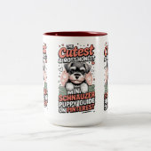 Mug pour amateur de Schnauzer mignon (Centre)