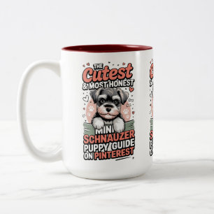 Mug pour amateur de Schnauzer mignon