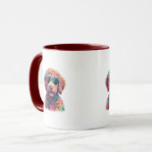 Mug pour amateur de Schnauzer mignon (Devant gauche)