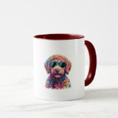 Mug pour amateur de Schnauzer mignon (Devant droit)
