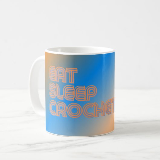 Mug pour amateurs de crochet (Devant gauche)