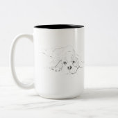 Mug pour animal de compagnie Cavalier King Charles (Gauche)