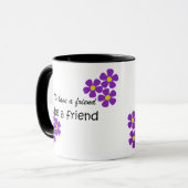 Mug "Pour avoir un ami, soyez une citation d'amitié (Devant gauche)