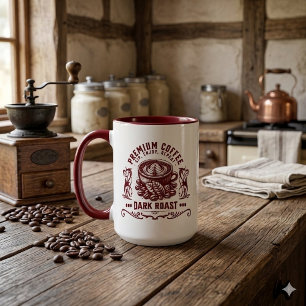 Mug pour buveur de café rétro vintage