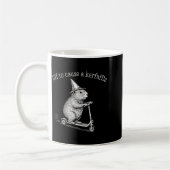 Mug Pour causer une agitation Funny Hamster Scooter Gr (Gauche)