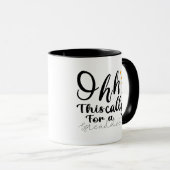 Mug Pour ce faire, un bureau comptable de feuille de c (Devant droit)