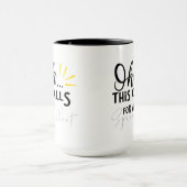 Mug Pour ce faire, un bureau comptable de feuille de c (Centre)