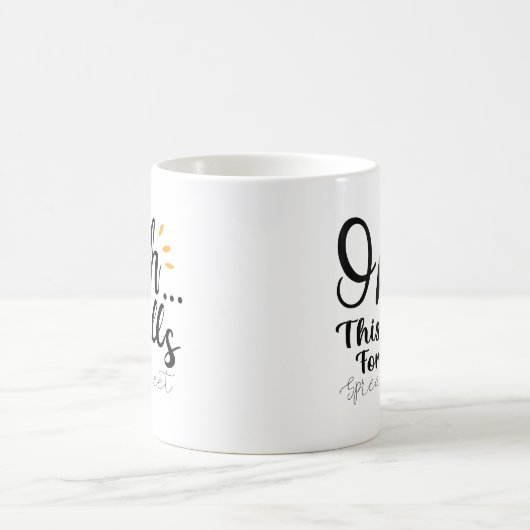 Mug Pour ce faire, un bureau comptable de feuille de c (Centre)
