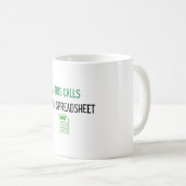 Mug Pour cela, il faut une feuille de calcul (Devant droit)
