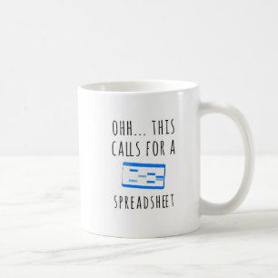 Mug Pour cela, il faut une feuille de calcul, un compt